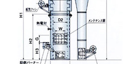 バイオマス燃料焚ボイラー貫流式